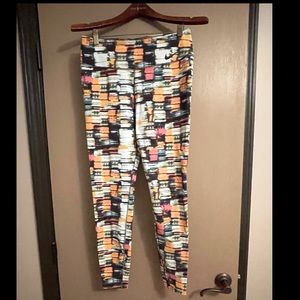 Nike multicolor athletic leggings